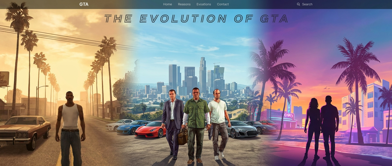 مقایسه کامل سه غول دنیای GTA از San Andreas تا GTA VI