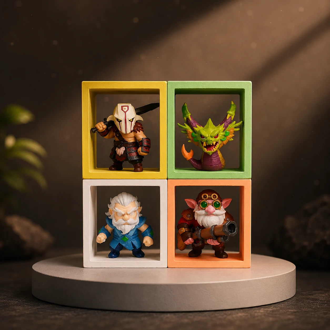 Dota 2 Mini Hero Display Frame | قاب مینی فیگور هیروهای Dota 2